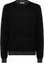 Sun68 Ronde hals gebreide kleding Black Heren - Thumbnail 1
