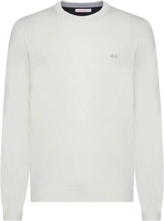 Sun68 Stijlvolle Sweaters voor Mannen en Vrouwen White Heren
