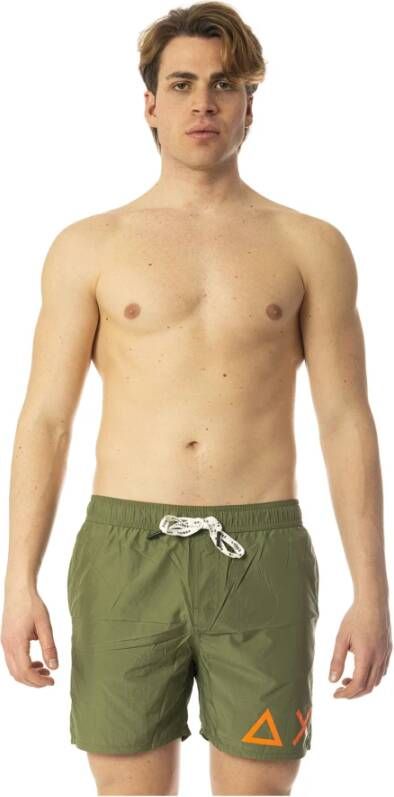 Sun68 Heren Zomer Boxershorts Green Heren