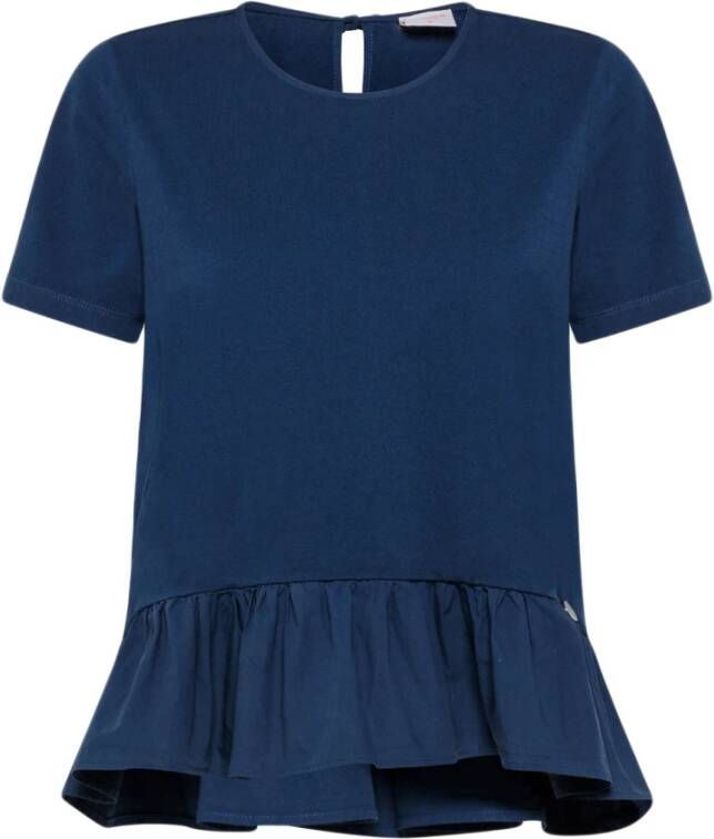 Sun68 T-shirt Blauw Dames