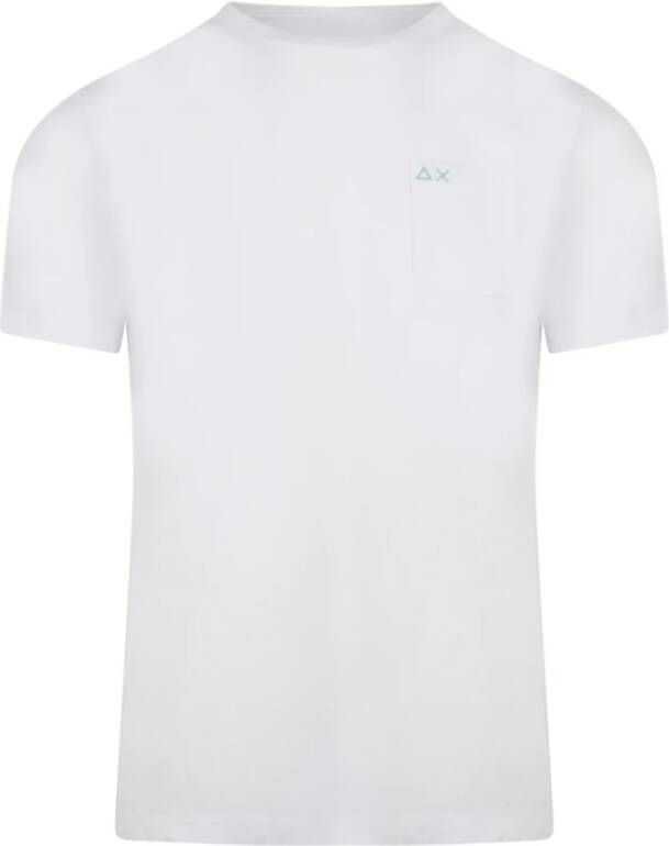 Sun68 Witte T-shirts en Polos White Heren