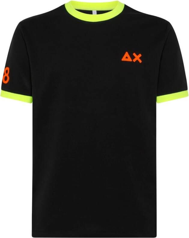 Sun68 Premium Logo T-Shirt Upgrade voor Heren Multicolor Heren