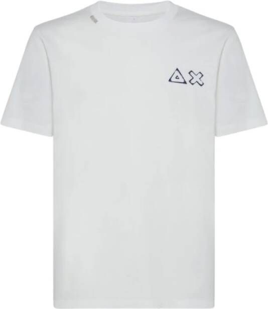Sun68 Stijlvolle T-shirts voor dagelijks gebruik White Heren