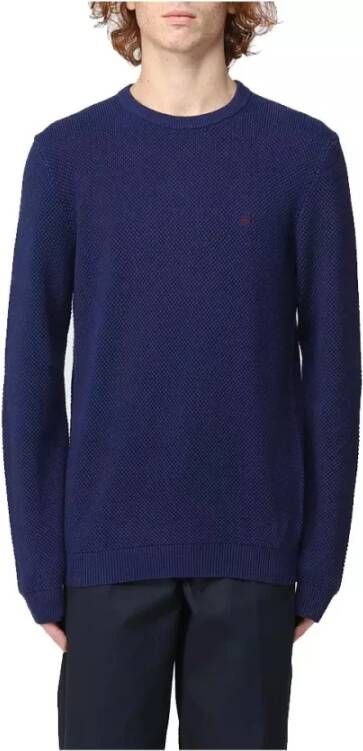 Sun68 Truien met ronde hals Blauw Heren