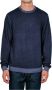 Sun68 Ronde Hals Gebreide Kleding intage Microtrama Blue Heren - Thumbnail 1