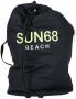 Sun68 X32135 zaino a secchiello con logo stampato Blue Navy Blauw Unisex - Thumbnail 1