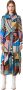 Suncoo Lange Overhemdjurk met Grafische Print Meerkleurig Dames - Thumbnail 1