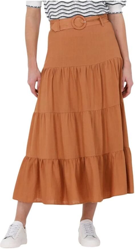 Suncoo Fergie Midi Rok Roestkleur Orange Dames - Foto 4
