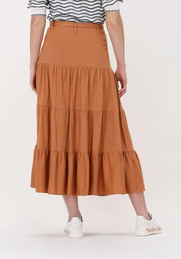 Suncoo Fergie Midi Rok Roestkleur Orange Dames - Foto 3