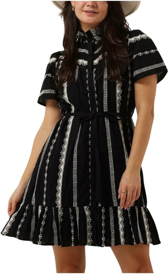 Suncoo Chalva Zwarte Mini Jurk Black Dames - Foto 3