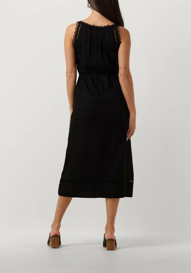 Suncoo Cristy Zwarte Midi Jurk Dames Black Dames - Foto 6