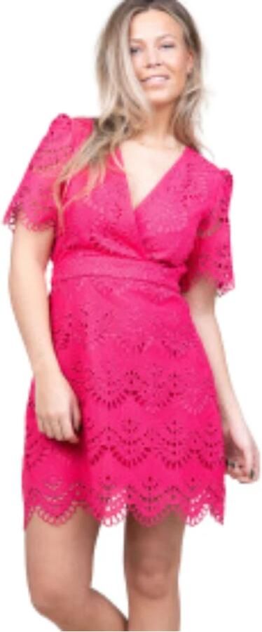 Suncoo Elegante Jurk voor Speciale Gelegenheden Pink Dames - Foto 9