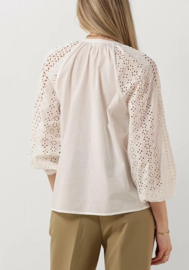 Suncoo Elegante Witte Blouse Lovely White Dames - Foto 2