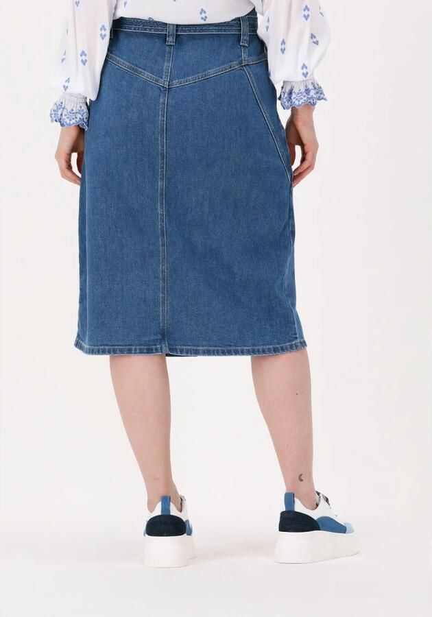 Suncoo Frisse Blauwe Denim Rok Blue Dames - Foto 2