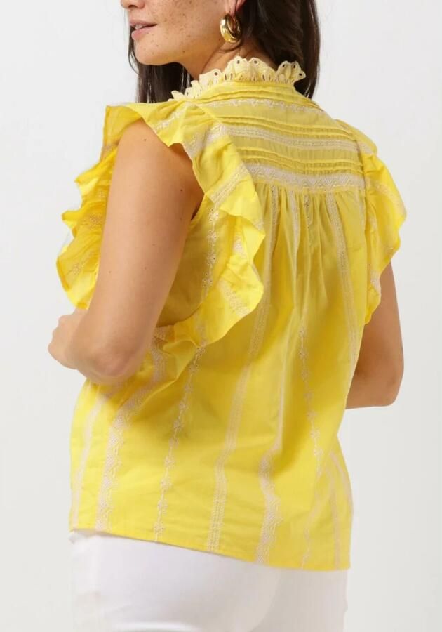 Suncoo Gele Louki Blouse Yellow Dames