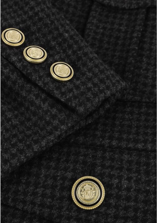 Suncoo Pied du poule wolmix jas Darcy grijs