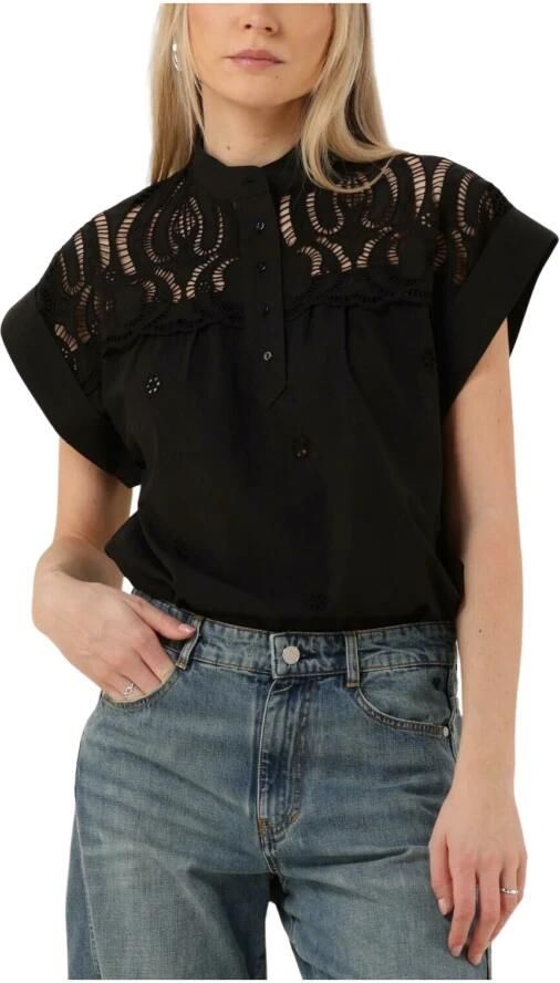 Suncoo Tijdloze Lina Blouse Black Dames - Foto 3