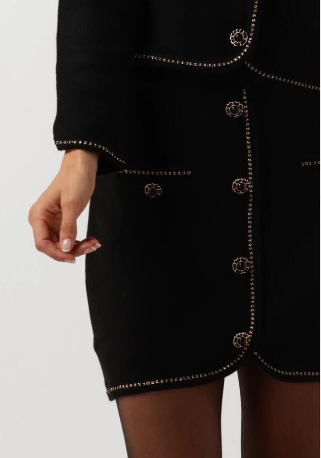 Suncoo Zwarte Minirok Fanila Black Dames - Foto 4