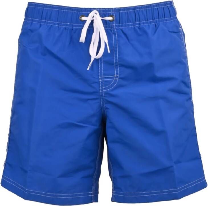 Sundek Nylon Zwemboxer voor Mannen Blue Heren