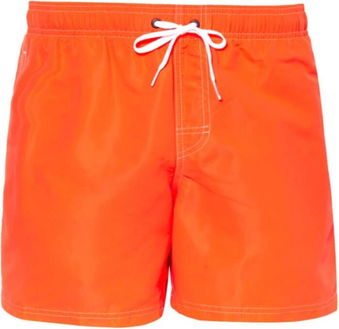 Sundek Iconische Taffeta Heren Boxershorts Orange Heren