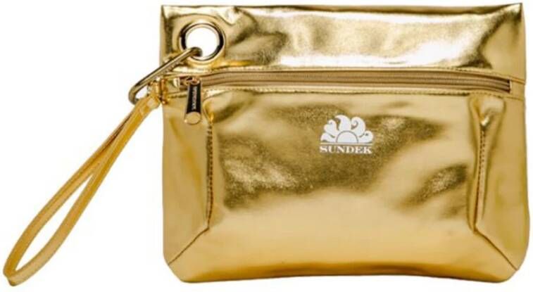 Sundek Stijlvolle Clutch Tas Yellow Dames