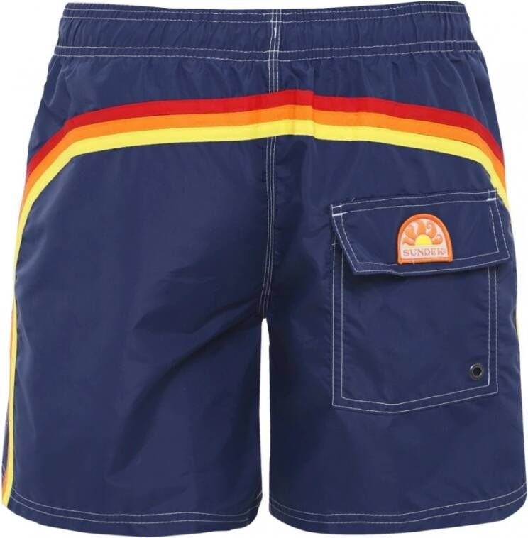 Sundek Short-Length Swim Shorts Blauw Heren