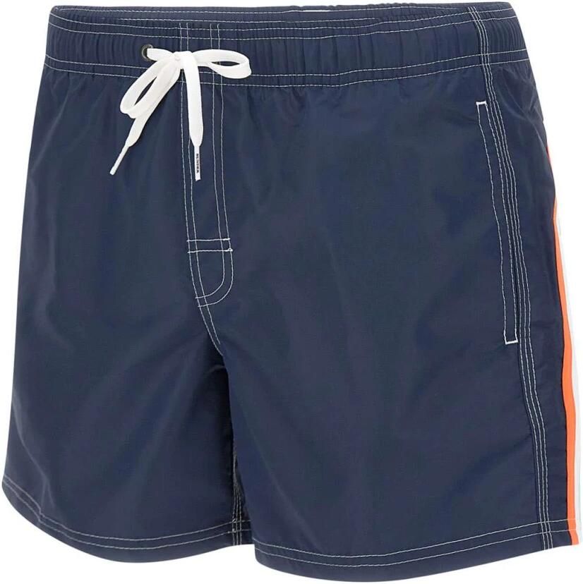 Sundek Iconische Taffeta Heren Boxershorts Blue Heren - Foto 4