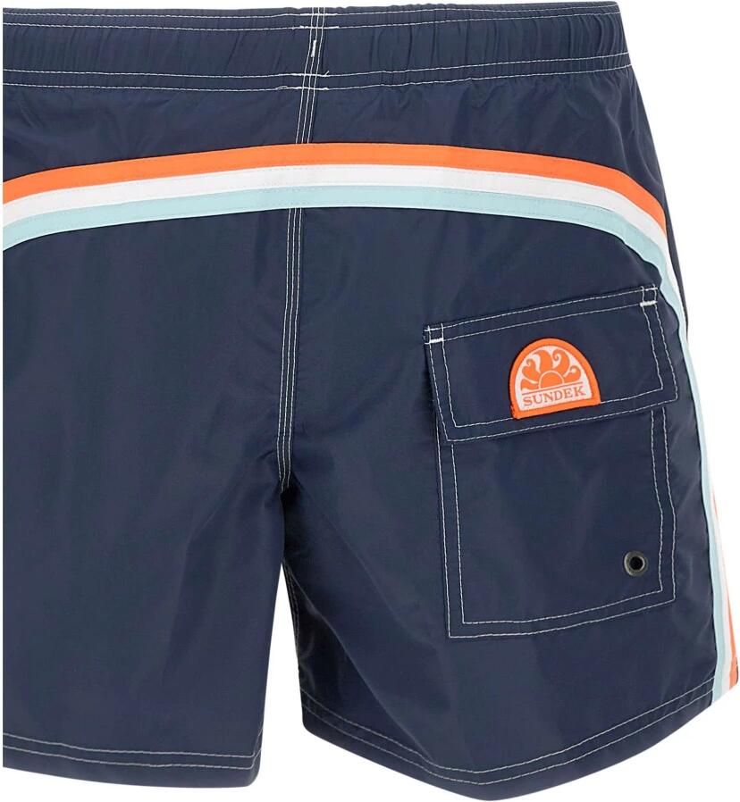 Sundek Iconische Taffeta Heren Boxershorts Blue Heren - Foto 2
