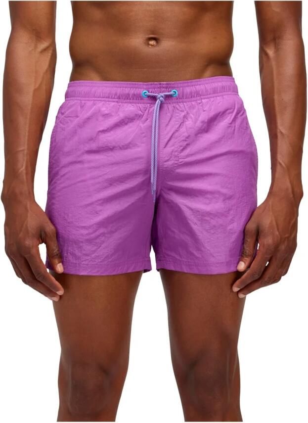 Sundek Gerimpelde Regenboog Badpak Purple Heren - Foto 3