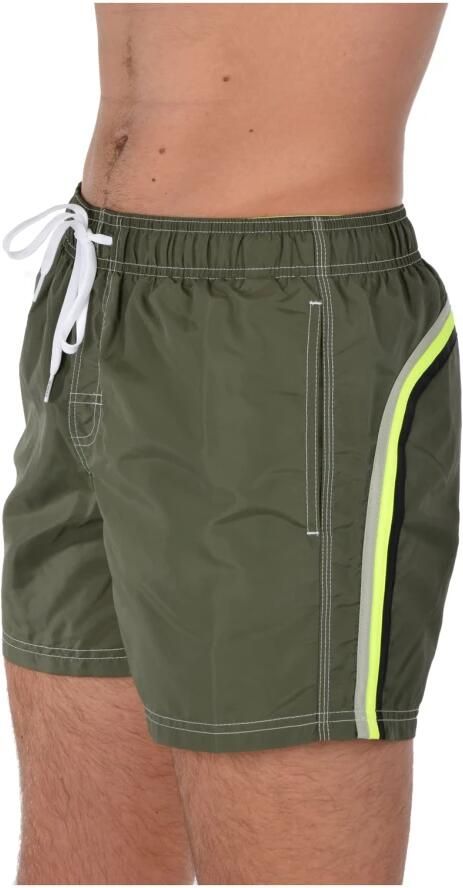 SUNDEK Heren Zwembroeken Ms4001 Boardshort Donkergroen - Foto 3