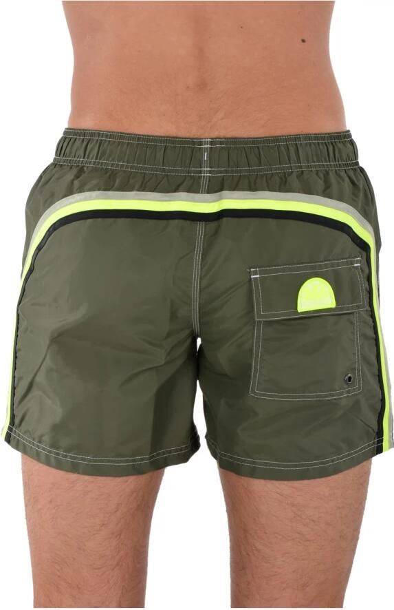 SUNDEK Heren Zwembroeken Ms4001 Boardshort Donkergroen - Foto 2
