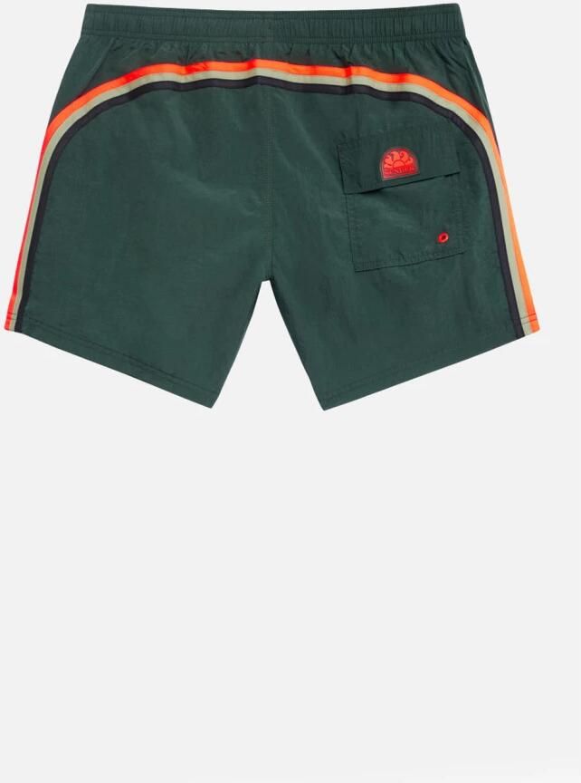Sundek Zee Boxershorts Kostuum Elastische Taille Green Heren - Foto 4