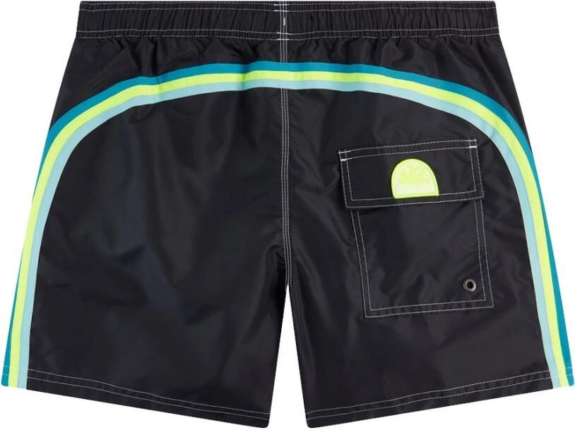 Sundek Zwarte Zee Shorts Heren Synthetisch Black Heren - Foto 2