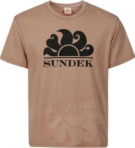 Sundek T-Shirts Beige Heren