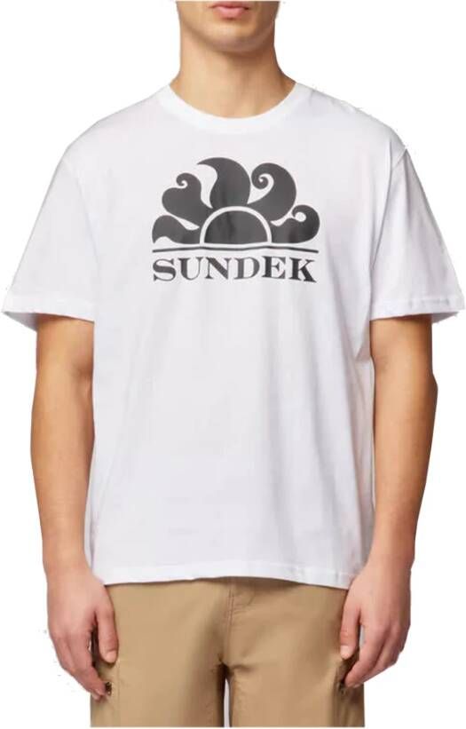 Sundek T-Shirts White Heren