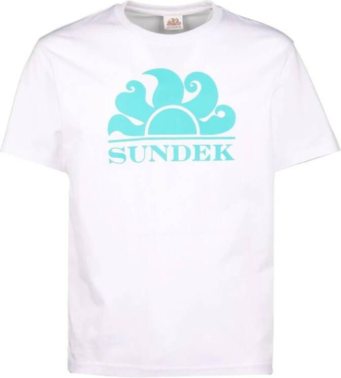 Sundek T-Shirts Wit Heren