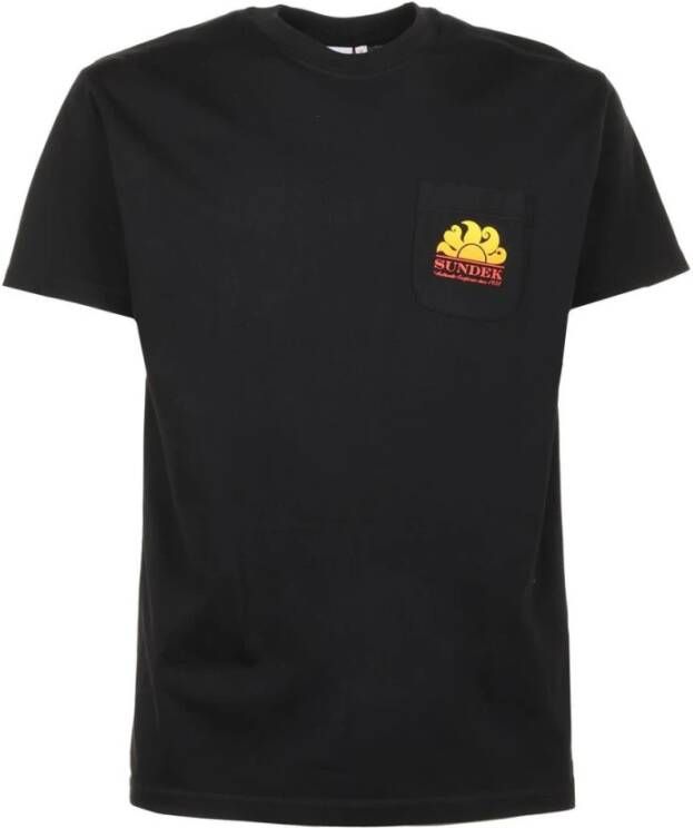 Sundek T-Shirts Zwart Heren