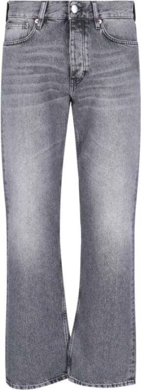 Sunflower Zwarte Stonewashed Katoenen Jeans Aw23 Gray Heren