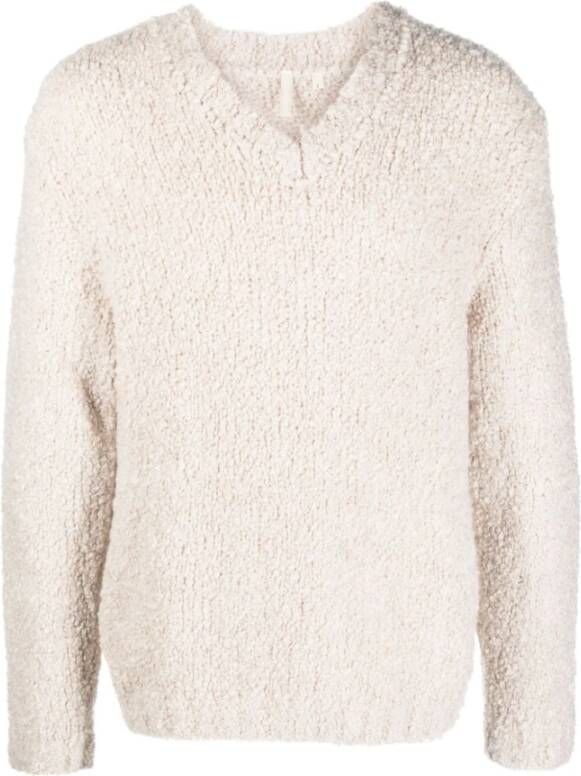 Sunflower Off White Aske Sweater White Heren