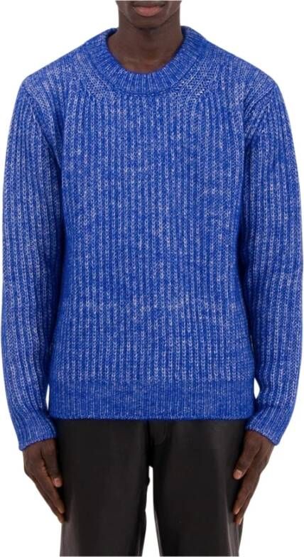 Sunflower Ronde hals gekweek Blauw Heren