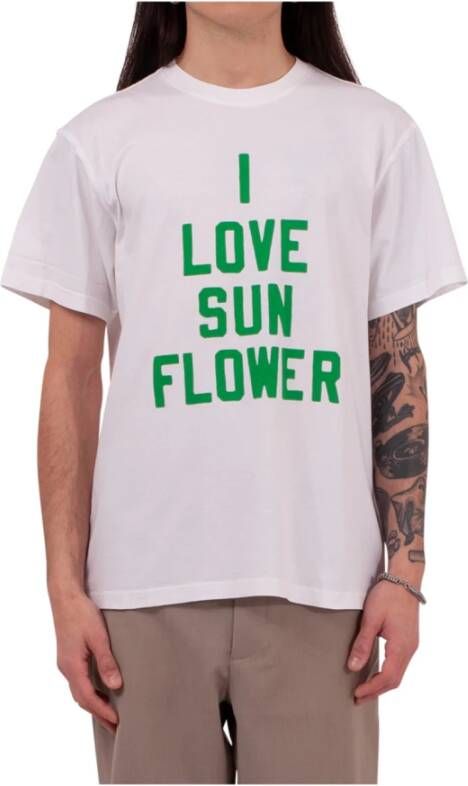 Sunflower T-Shirts Wit Heren