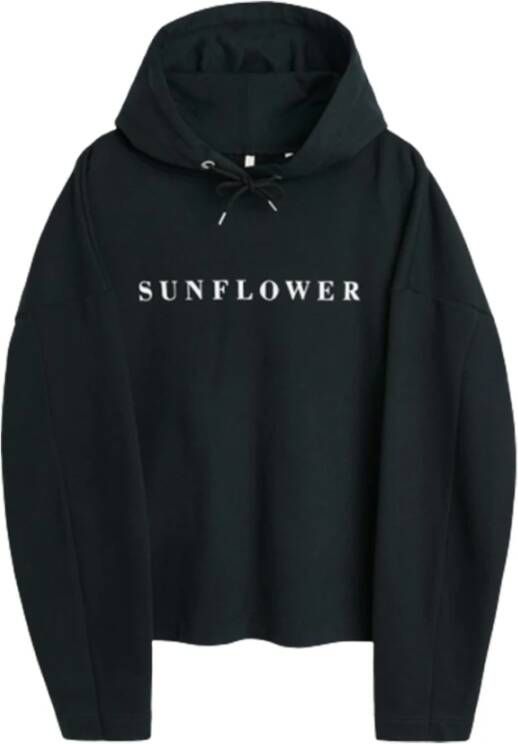 Sunflower Zwarte hoodie voor dagelijks gebruik Zwart Heren