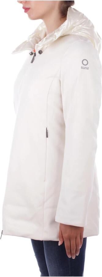 Suns Beige Hoodie met Rits Beige Dames - Foto 4