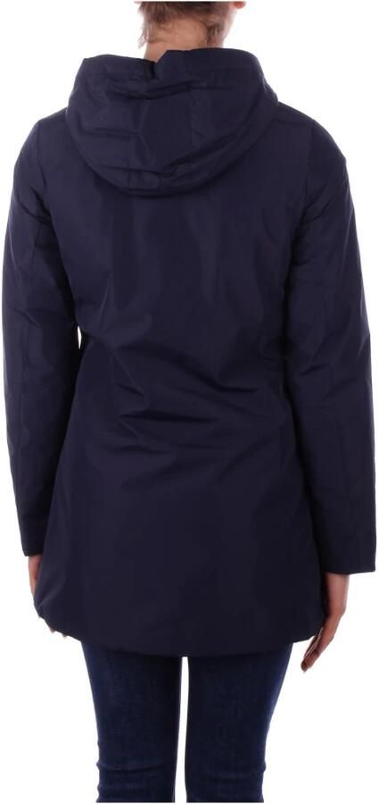 Suns Blauwe hoodie met ritssluiting Blue Dames