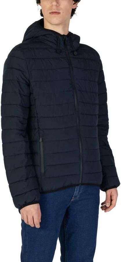 Suns Blauwe Polyesterjas voor Mannen Blue Heren