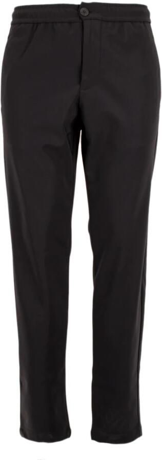 Suns Zwarte broek met zakken en rits Black Heren