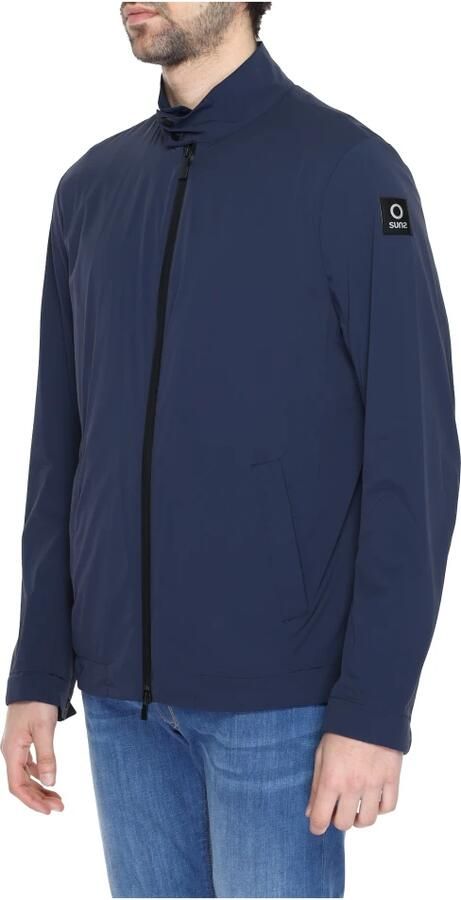 Suns Lichtgewicht Nylon Spandex Jas Blue Heren