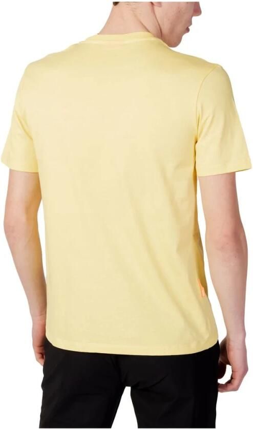 Suns Gele Katoenen Heren T-Shirt Lente Zomer Collectie Yellow Heren - Foto 4