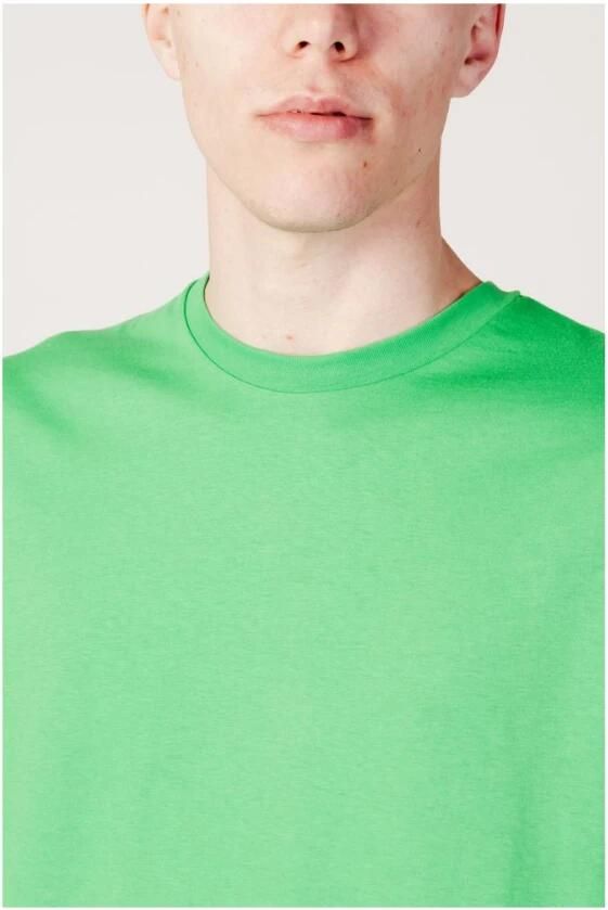 Suns Groen Katoenen Heren T-Shirt Lente Zomer Green Heren