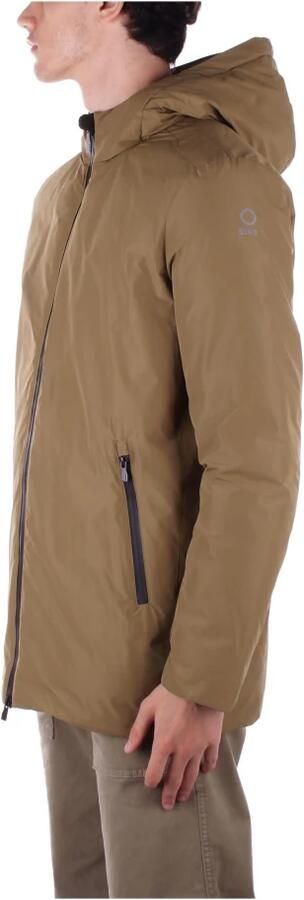 Suns Groene hoodie met ritssluiting zakken Green Heren - Foto 5